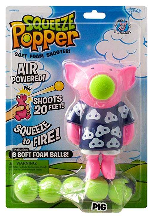Cheatwell Games Pig Popper Soft Foam Ball Shooter