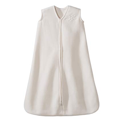 HALO SleepSack Micro-Fleece Wearable Blanket, Cream, Small