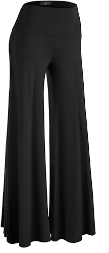 LL Womens Chic Palazzo Lounge Pants - Made in USA