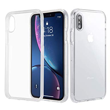 iPhone X Case,iPhone Xs Case Clear,Parmeic LED Flash Soft TPU Cover Anti-Scratch Shock-Absorption Thin Cases for iPhone Xs/iPhone X 5.8"（Clear）