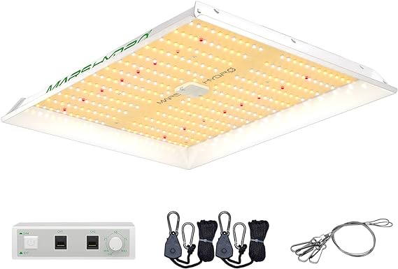 MARS HYDRO TS1000 LED Grow Lampe Vollspektrum UV IR Pflanzenlampen LED wachsen Licht Wachstumslampe für Zimmerpflanzen, Gemüse, Blume. Anzüge für 70x70,100x100cm Growzelt