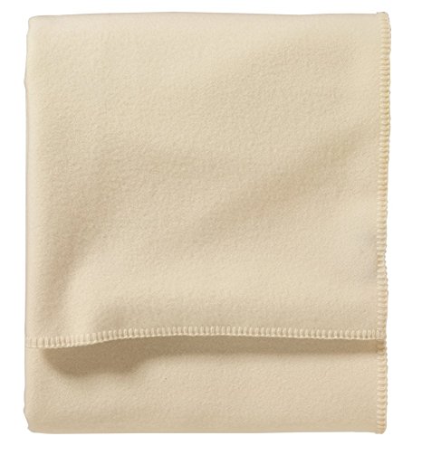Pendleton Eco-Wise Wool Washable Queen White Blanket