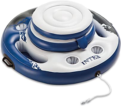 Intex Inflatable Mega Chill Cooler Float with Built-In Cup Holders