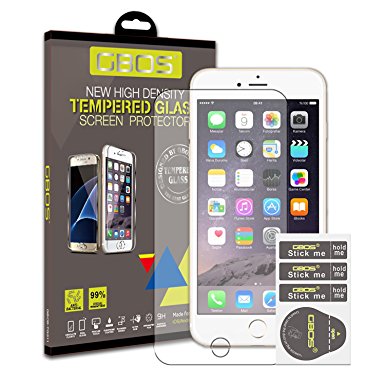 GBOS Tempered Glass LCD Screen Protector and Polishing Cloth for Apple iPhone 5S/5G/5C/5