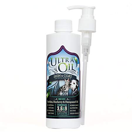 Ultra Oil Skin & Coat Supplement with Hempseed Oil