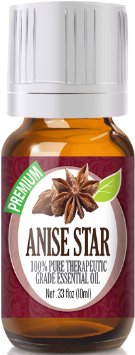 Anise Star 100 Pure Best Therapeutic Grade Essential Oil - 10ml