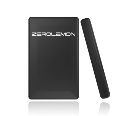 36 MONTHS WARRANTYZeroLemon SlimJuice 18600mAh Ultra-Compact Portable External Battery Backup Charger Power Bank Charger for iPhone 5S 5C 5 4S 4 Apple adapters not included iPod Samsung Galaxy Note Galaxy S4 Galaxy S3 Galaxy S2 Galaxy Nexus HTC One X One S Sensation G14 ThunderBolt Nokia N9 Lumia 920 900 Blackberry Z10 Sony Xperia Z Google Glass GoPro and More - Black