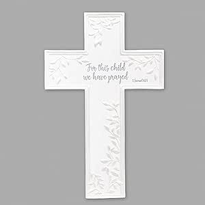 Roman 14164 For this Child Wall Cross, 7.75-inch Height, Resin and Stone Mix