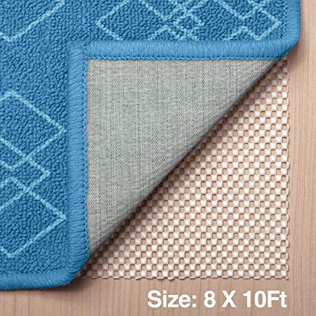 Veken Non-Slip Area Rug Pad Gripper 8' x 10' Extra Thick Pad for Any Hard Surface Floors, Keep Your Rugs Safe and in Place