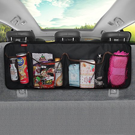 Auto Trunk Organizer MATCC Waterproof Oxford Cloth Car Trunk Organizer with Adjustable Straps, Magic Velcro, Space Saving and High Capacity Car Storage