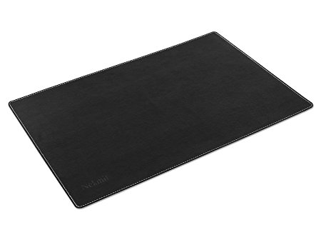 Nekmit Leather Desk Blotter Protective Pad Mat 17"x12" (Small)