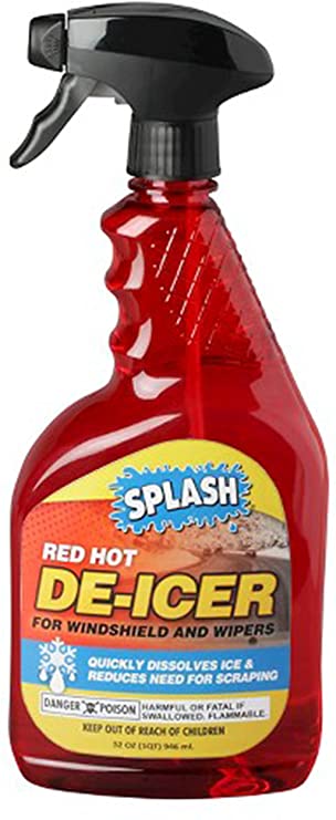 SPLASH Red Hot De-icer Windshield Trigger Spray, 32 Ounces