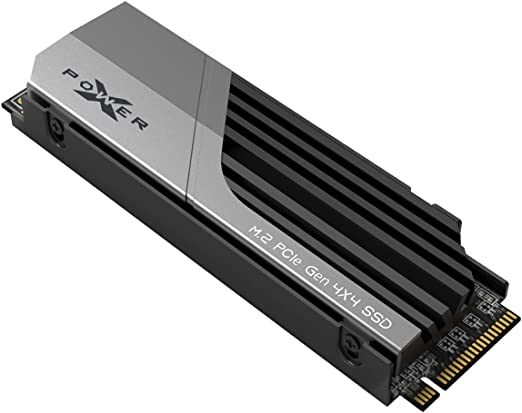Silicon Power 4TB XS70 Nvme PCIe Gen4 M.2 2280 Internal Gaming SSD W/R Up to 7,200 MB/6,800/s (SP04KGBP44XS7005)