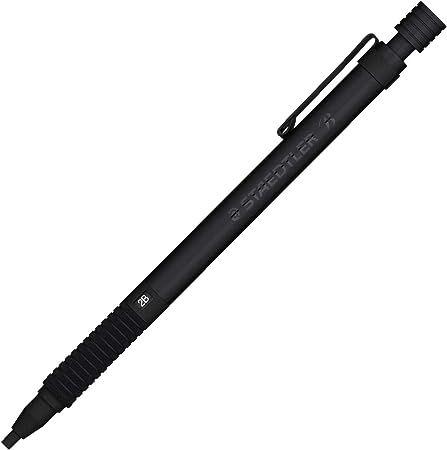 Staedtler 925 35-20B Mechanical Pencil, 0.08 inch (2 mm), Drafting Mechanical Pencil, All Black