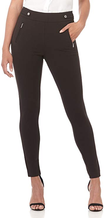 Rekucci Women's Secret Figure Pull-On Knit Skinny Pant