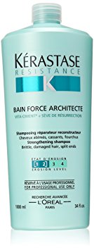 Kerastase Resistance Bain Force Architecte Shampoo, 34 Fluid Ounce