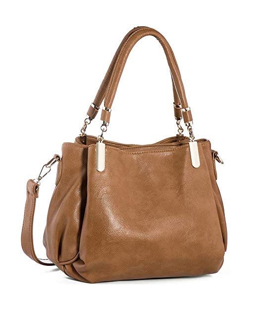 Purses and Handbags for Women Uncle.Y Top Handle Satchel PU Leather Shoulder Crossbody Ladies Tote Bag