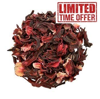 MAUI Hibiscus flower. One Pound( 1Lb) 100% Natural Dried Full Hibiscus Flower Machine Cut & Sifted, 1 Pound Bulk Bag. 100% raw for perfect Hibiscus Tea or a cold drink from East Africa. Top Quality