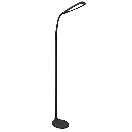 OttLite Natural Daylight LED Flex Floor Lamp | 700 Lumens, Adjustable Brightness Settings | Great for Home, Office, Dorm, Workshop