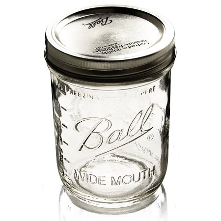 Ball Mason Jars Wide-Mouth Can or Freeze -  16 oz 12pk
