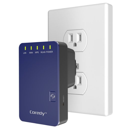 Coredy N300 Mini WiFi Range Extender  Access Point  Router Coredy WN300 Updated Edition