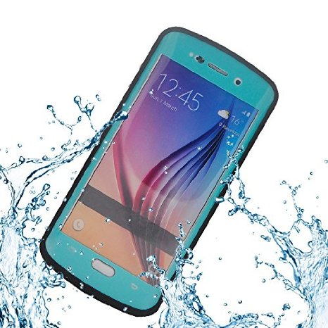 Galaxy S6 Edge Plus Case,FULLLIGHT TECH Samsung Galaxy S6 Edge Plus Waterproof Case with Kickstand IP68 Certified Full Body Hybrid Shock/Dust proof Protective S6 Edge Plus Case with Screen Protector