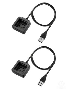 Fitbit Blaze Charger, Getwow 2-Pack Replacement Charger Charging Cradle Dock Adapter for Fitbit Blaze Smart Fitness Watch