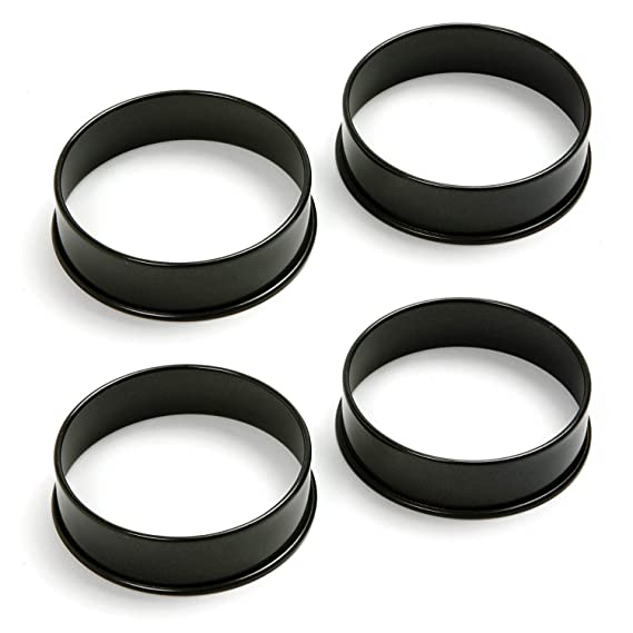 Norpro 666 Nonstick Egg Rings, Set of 4