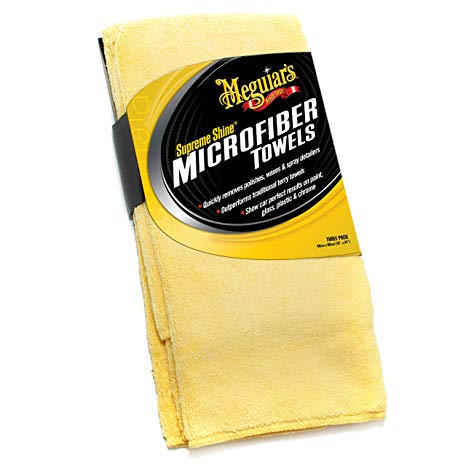 Meguiar's X2020 Supreme Shine Microfiber Towels (Pack of 3)