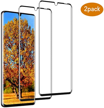 Screen Protector Compatible with Huawei P30 Pro, [2-Pack] HD Full Coverage Tempered Glass [Round Edge] Shatterproof, Shockproof, Scratchproof oilproof for P30 Pro Glass Protector