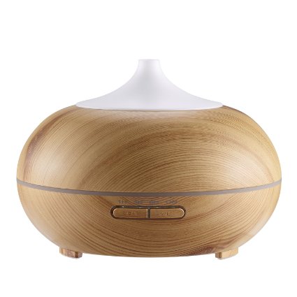 Anypro Aroma Diffuser 300ml Wood Grain Aromatherapy Essential Oil Diffuser