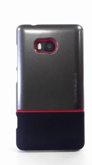 Body Glove Icon Case for Nokia Lumia 810, Graphite Gray / Black / Red