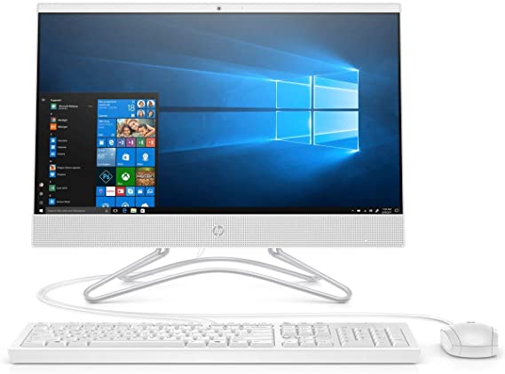 2020 HP 22 All-in-One Desktop Computer : 21.5" Widescreen FHD/Intel Celeron G4900T 2.9 GHz/ 4GB DDR4 RAM/ 1TB HDD/DVD-Writer/AC WiFi/HDMI/Bluetooth/White/Windows 10 Home