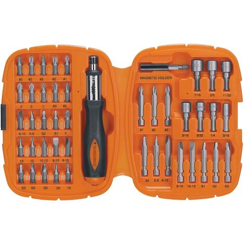 Black & Decker 71-945-5 Drilling and Screwdriving Set, 45-Piece