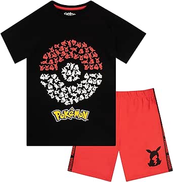 Pokemon Boys' T-SHIRT AND SHORTS SET Pikachu