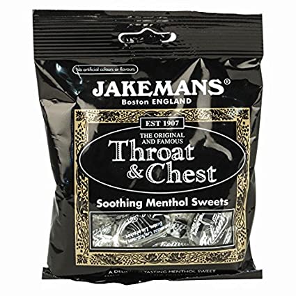 Jakemans Throat & Chest Lozenges Bag 100g