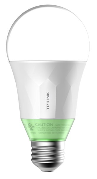 TP-Link Smart Wi-Fi A19 LED Bulb, Works with Alexa, 2700K Dimmable White, No Hub Required, 60W Equivalent, 1-Pack (LB110)