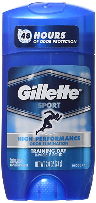 Gillette Invisible Solid Anti-Perspirant & Deodorant, Sport Training Day, 2.6oz