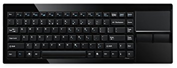 Perixx PERIBOARD-716, Wireless Keyboard with Touchpad - 16.14x5.70x1.02 Inch Dimension - Large 3.2" Touchpad - On/Off Switch - 2xAA Duracell Batteries Included - US English Layout