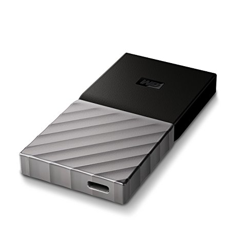 WD 512GB My Passport SSD Portable Storage - USB 3.1 - Black-Gray - WDBK3E5120PSL-WESN