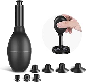 Neewer 8-In-1 Lens Sucker Kit, IC Pick Up Vacuum Suction Pen with 7 Interchangeable Suction Cups Lens Repair Tool for Lens Repair and Cleaning, Watches, and Electronic Components