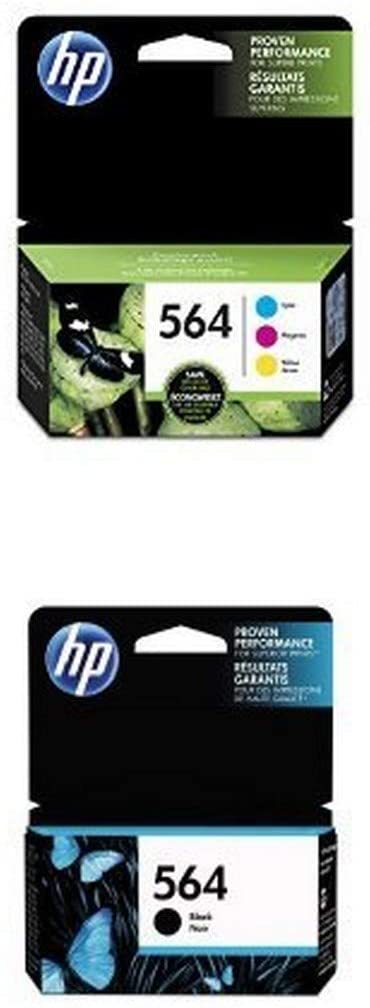 HP 564 | Ink Cartridge Bundle | Black, Cyan, Magenta, Yellow | CB316WN, CB318WN, CB319WN, CB320WN