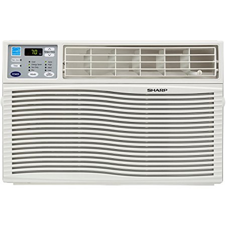 Sharp AFQ60VX Energy Star 6000 BTU Window-Mounted Air Conditioner with Rest Easy Remote Control, 110-volt