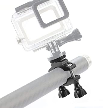 Bike Camera Bracket,1/4 inch Screw Bicycle Bike Handlebar Mount Bracket for DJI OSMO Gopro SJCAM XiaoYi Action Cameras