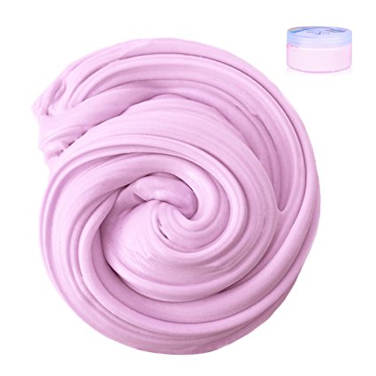 Fluffy Slime, 6OZ Pink Baby Putty Floam Slime Sensory Play Stress Relief Toy ADHT ASMR No Borax with Bubblegum Fragrance for Kids & Adults