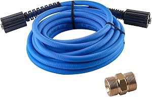 Greenworks 25ft High-Pressure (2300 PSI) Kink-Free Hose with M22 Adaptor for Extended Reach