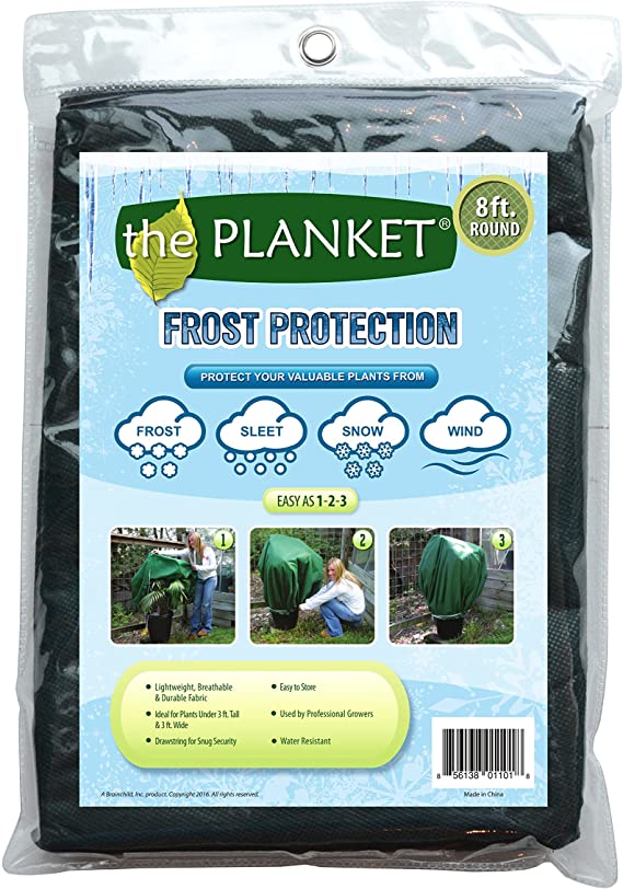 the Planket Frost Protection Plant Cover, 8 ft Round