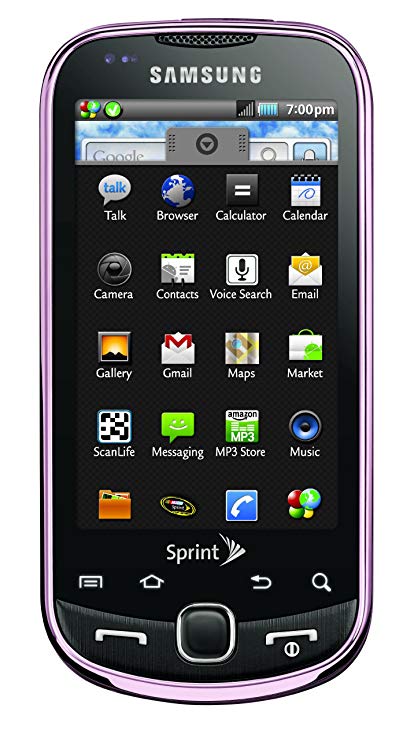 Samsung Intercept, Satin Pink (Sprint)