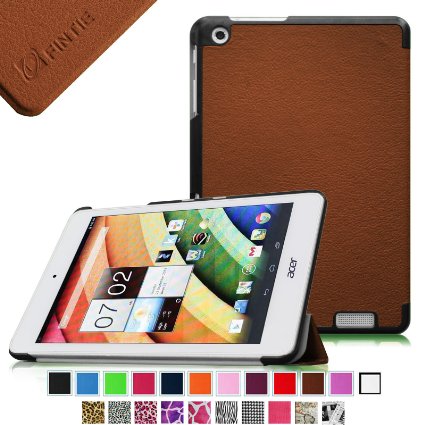 Acer Iconia A1-830 - Fintie Smart Shell Case Ultra Slim Cover for Acer Iconia A1-830 79 -Inch Android Tablet Brown