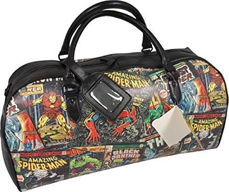 Official Marvel Comic Strip Black Weekend Shoulder Carry Bag